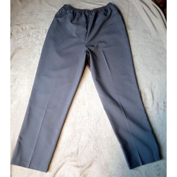 Blair Womens Straight Leg Pull On Pants Gray Elastic Waist 18 with pocke… - Picture 10 of 10